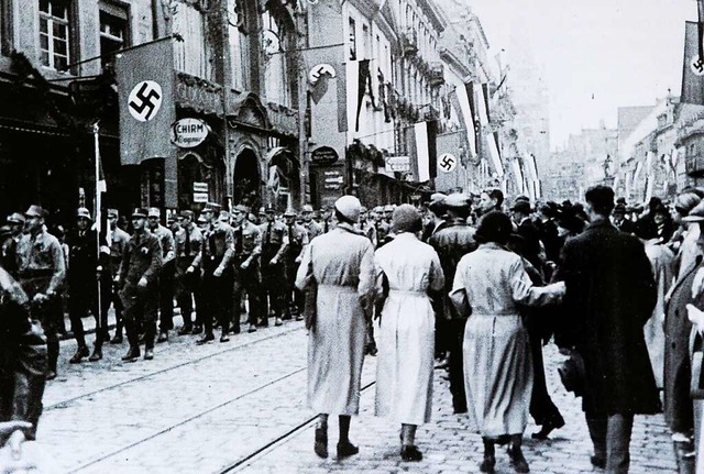 Was 1923 noch scheiterte, wurde zehn J...ernahme durch die Nationalsozialisten.  | Foto: Repro: Ingo Schneider