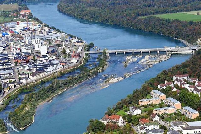Kraftwerk Rheinfelden: Abtragen von Unterwasser-Felsen soll Stromproduktion erhhen