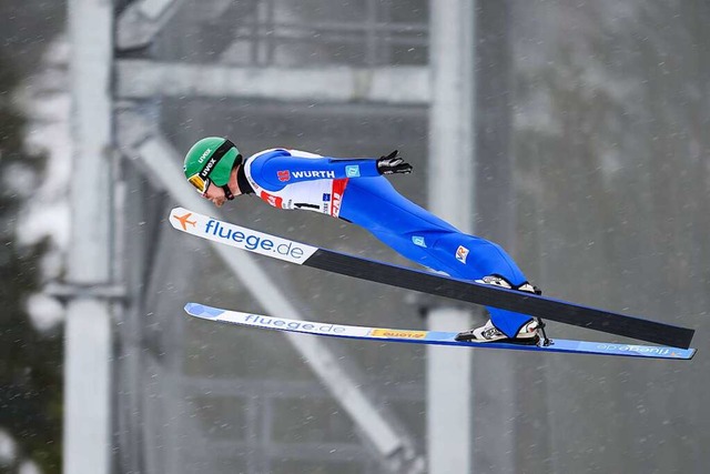 Kombinierer Fabian Riele freut sich auf seinen Start in Lillehammer.  | Foto: IMAGO/BEAUTIFUL SPORTS/Pfeil