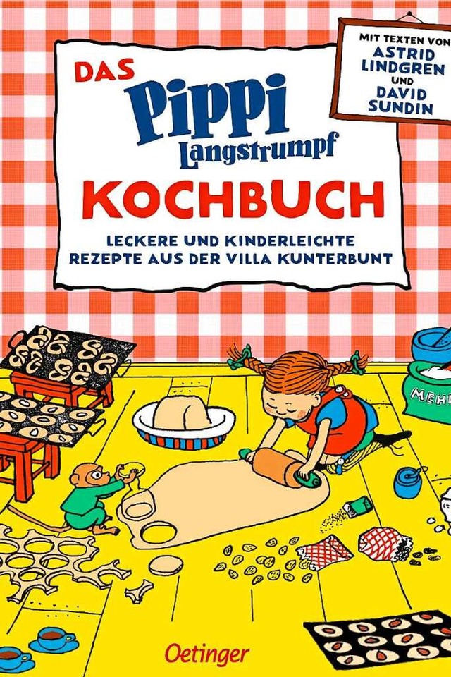 Mit diesem Kochbuch kommen alle Pippi-...benden Leckermulchen auf ihre Kosten.  | Foto: Oetinger Verlag