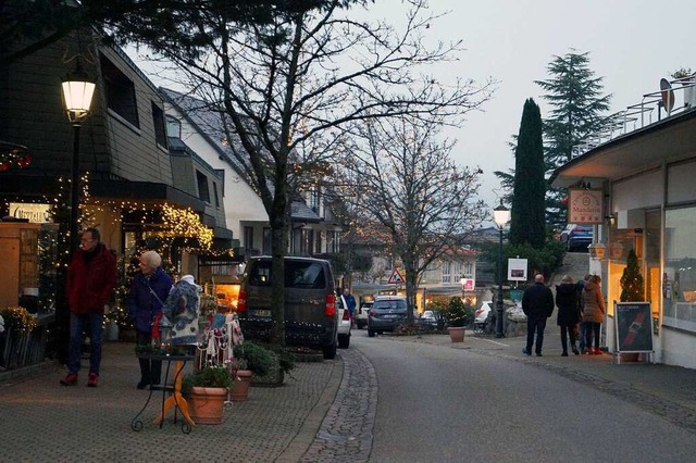 Ein IHK-Projekt soll mehr Menschen zum...n in Badenweilers Luisenstrae bringen  | Foto: Silke Hartenstein