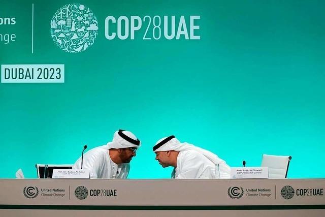 Die Konferenz in Dubai beginnt mit einem Coup fürs Klima
