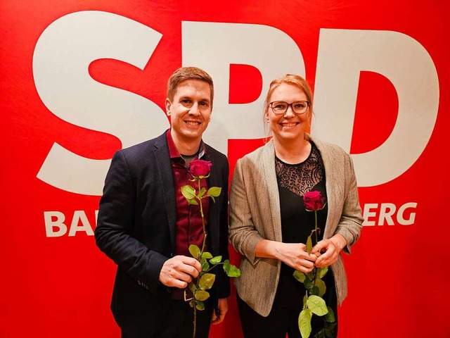 Hannah  Bernbach und Sven Widlarz  | Foto: SPD-Kreisverband Lrrach