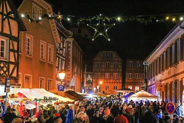 Die Weihnachtsmrkte in Lahr und Ettenheim haben viele Gste angelockt
