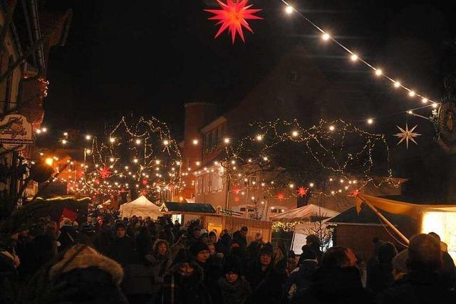 Fotos: So schn war der Weihnachtsmarkt in Burkheim