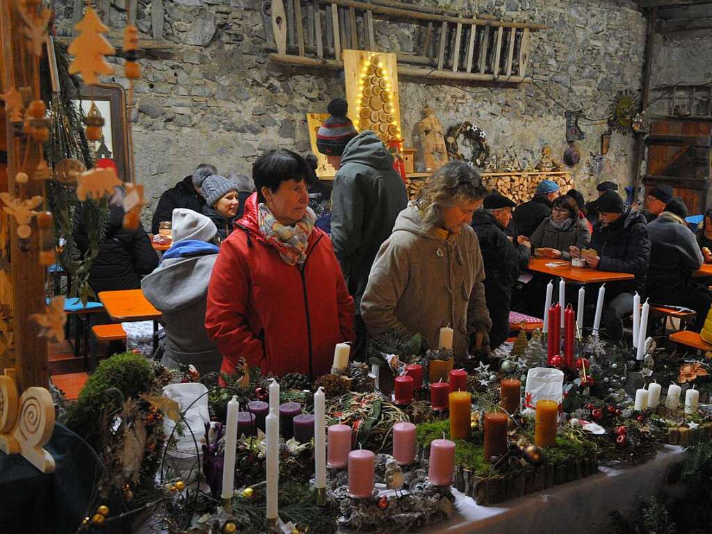 Auf dem Burkheimer Weinachts- und Mittelaltermarkt war einiges geboten.