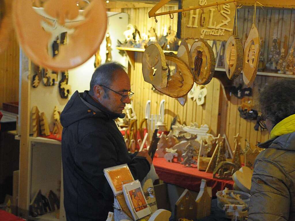 Auf dem Burkheimer Weinachts- und Mittelaltermarkt war einiges geboten.