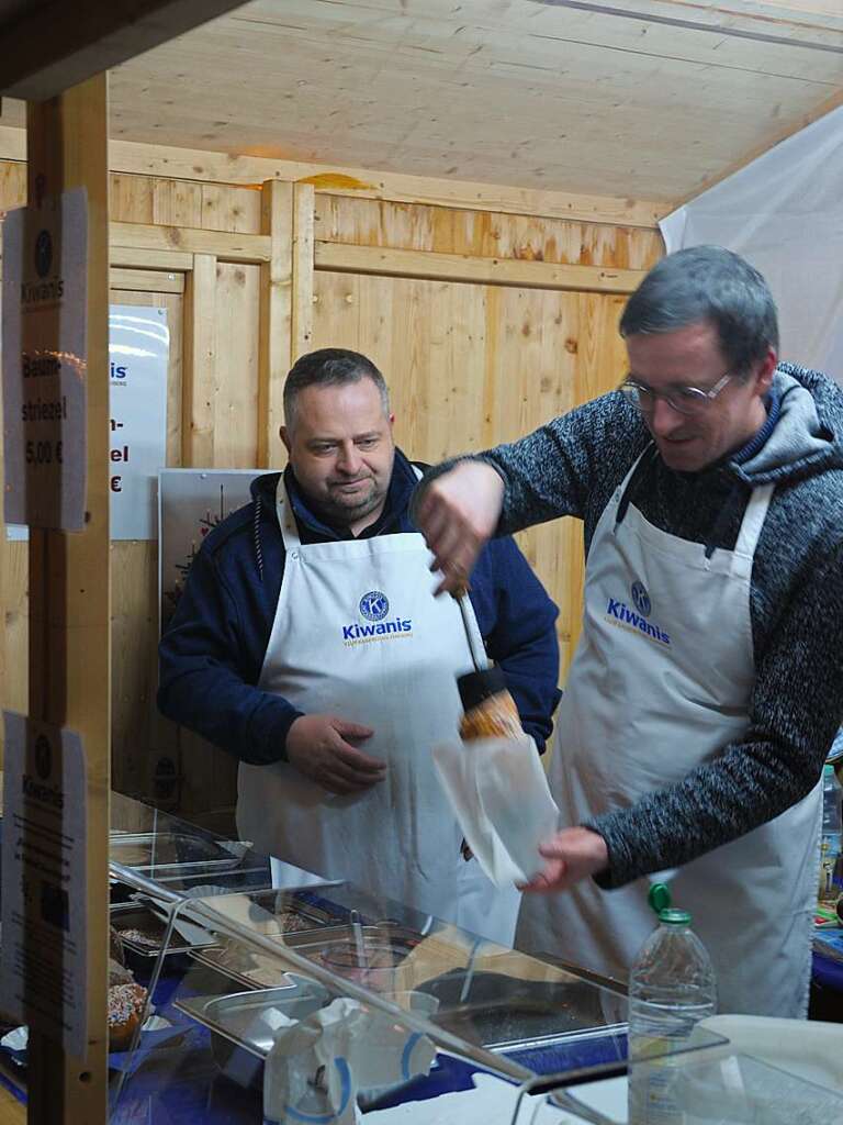 Auf dem Burkheimer Weinachts- und Mittelaltermarkt war einiges geboten.