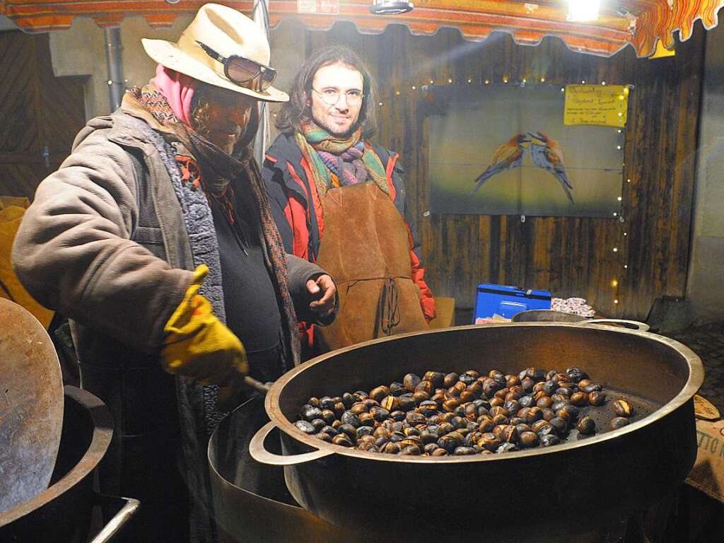 Auf dem Burkheimer Weinachts- und Mittelaltermarkt war einiges geboten.