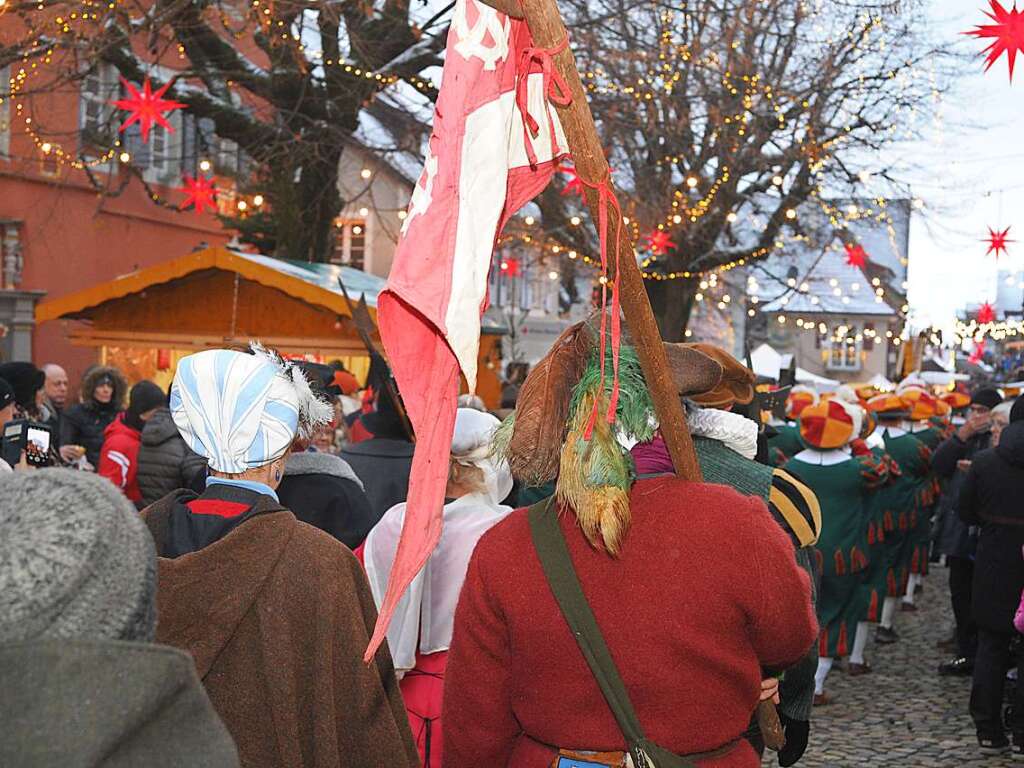 Auf dem Burkheimer Weinachts- und Mittelaltermarkt war einiges geboten.