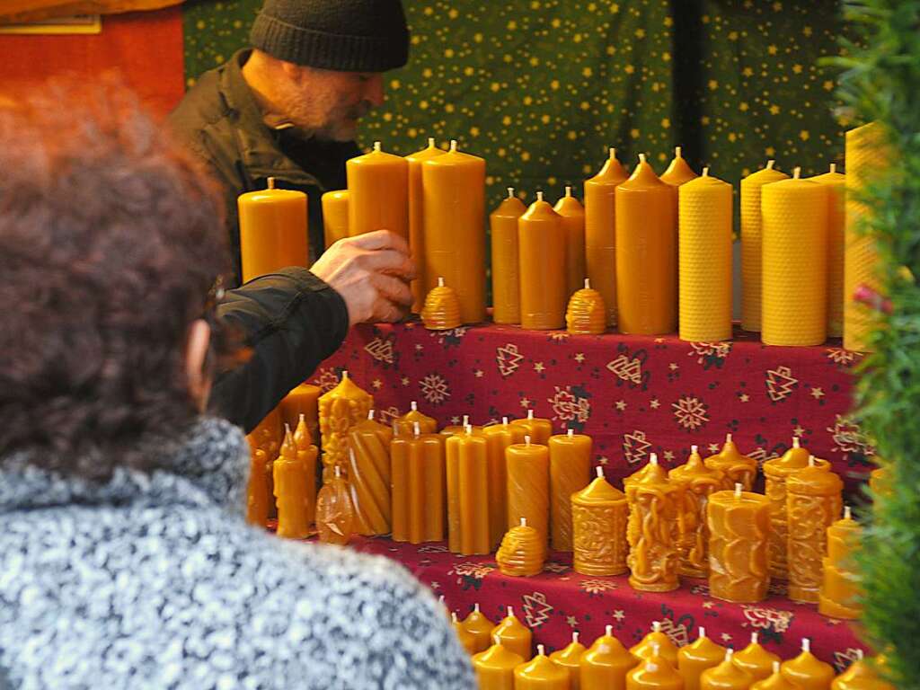 Auf dem Burkheimer Weinachts- und Mittelaltermarkt war einiges geboten.