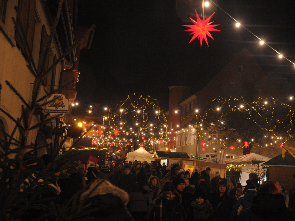 Auf dem Burkheimer Weinachts- und Mittelaltermarkt war einiges geboten.