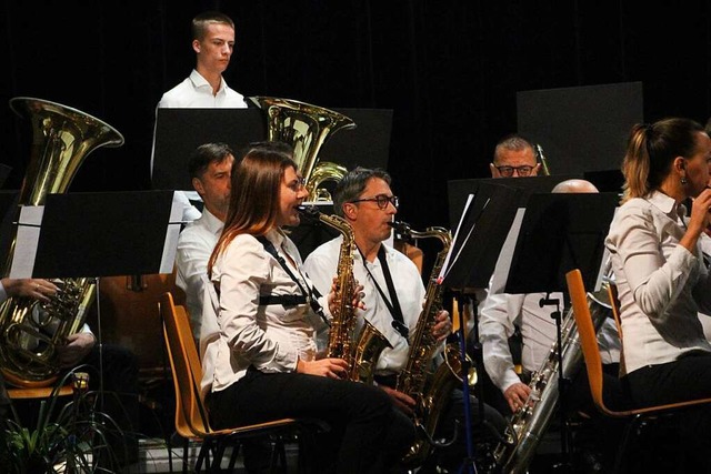 Das Hauptorchester beim Konzert am Samstag  | Foto: kmx