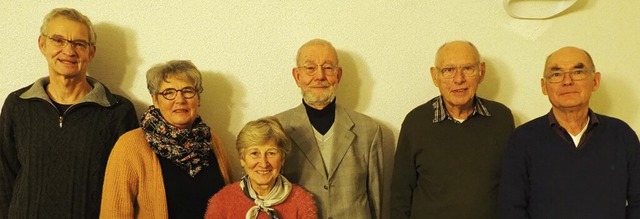 Gunter Eberhardt, Herta Klein, Marlies...n Vorstand des Heimatvereins gewhlt.   | Foto: Herbert Frey
