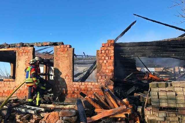 Gro�e Hilfsbereitschaft nach Bauernhof-Brand in Glottertal