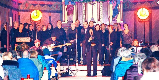 Das Adventskonzert fllte die Reichenbacher Kirche St. Stephan.  | Foto: Wolfgang Beck