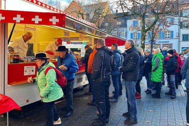 Der Kalte Markt in Schopfheim ist fr Hndler und Besucher ein Highlight