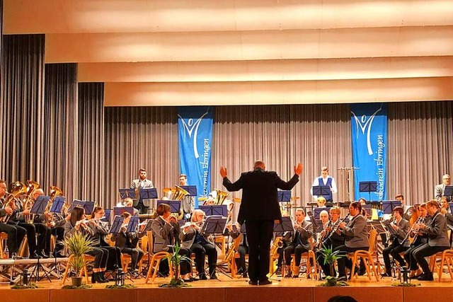 Bisher hat der Musikverein Ebringen Ko...es einen neuen Mann am Dirigentenpult.  | Foto: A. Stork