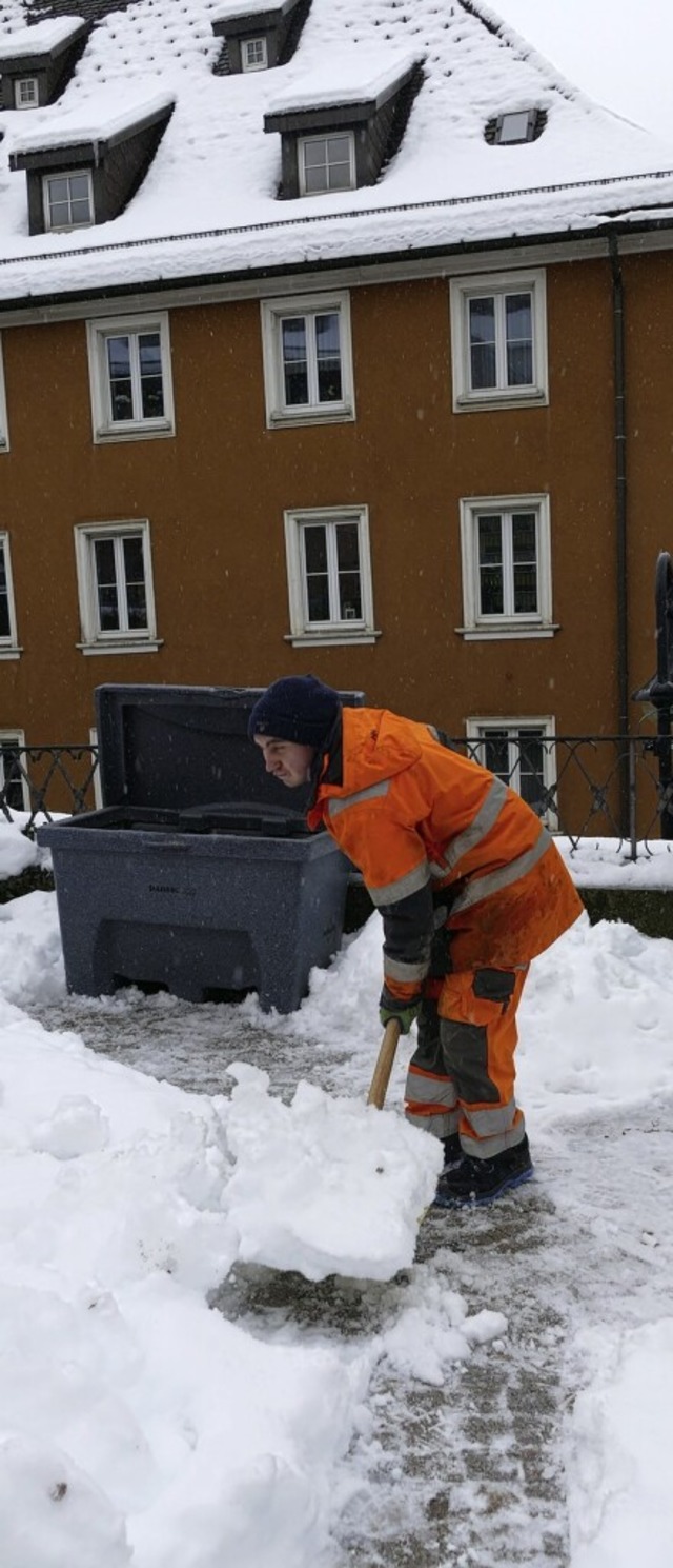 Ein Lob fr die Mitarbeitenden des Bau...prach Brgermeister Gerrit Reeker aus.  | Foto: Franziska Kleintges