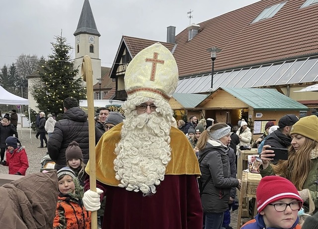 Auch der Nikolaus  wird wieder in Umkirch erwartet.  | Foto: Mario Schneberg