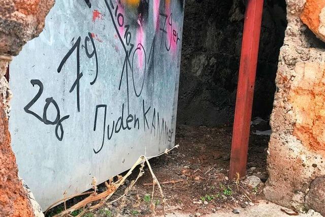 Polizei ermittelt wegen antisemitischer Schmiererei auf dem Eckartsberg in Breisach