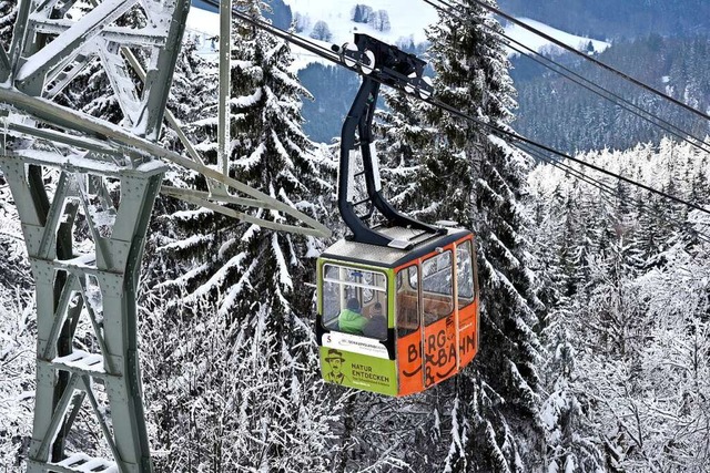 Am Wochenende fhrt die Schauinslandbahn wieder (Archivbild).  | Foto: Thomas Kunz