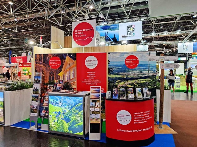 Auf der Touristikmesse in Dsseldorf s...der Schwarzwaldregion Freiburg locken.  | Foto: Rainer Ruther