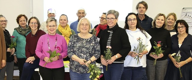 Erfolgreiche Teilnehmerinnen und Teiln... fr Betreuung von Menschen mit Demenz  | Foto: Stadt Lahr