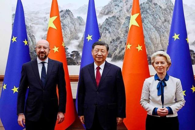 EU-China-Gipfel: Frostige Atmosphre trotz warmer Worte