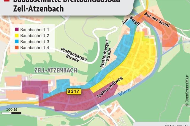 Der Breitbandausbau in Atzenbach schreitet voran