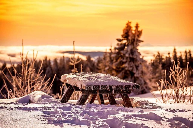 Der Kandel hat zu allen Jahreszeiten e...rnderung am Berg nach dem Schneefall.  | Foto: HS-FOTO
