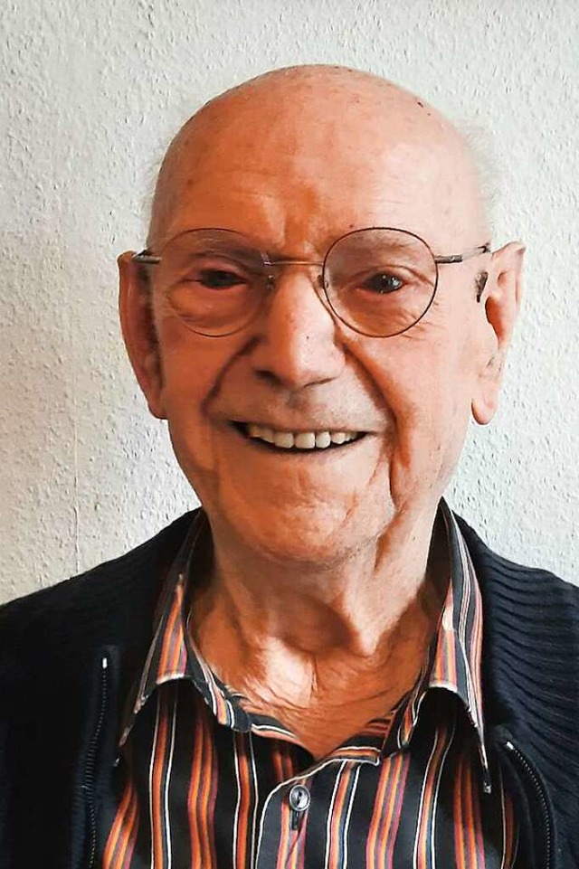 Otto Dschle wird 100 Jahre alt.  | Foto: Hannes Lauber