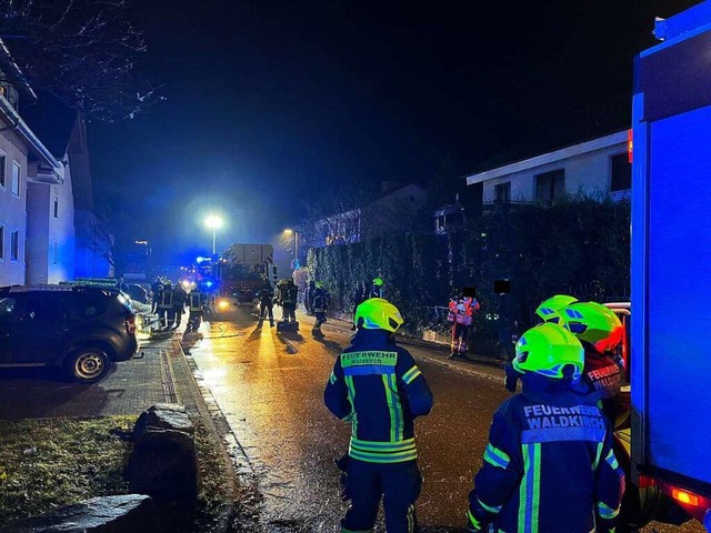 Feuerwehreinsatz in der Werkheimstrae in Kollnau  | Foto: Freiwillige Feuerwehr Waldkirch