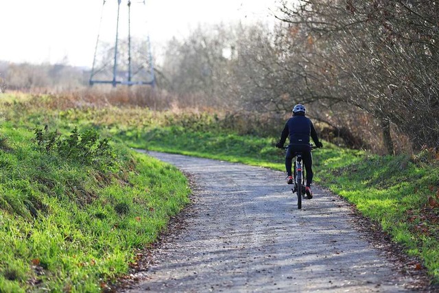 Radfahren auf einem separaten Weg ist sicherer (Symbolfoto)  | Foto: Sascha Thelen (dpa)