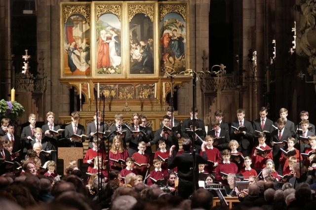 Weihnachtsoratorium im Freiburger Mns...rger Domsingknaben unter Boris Bhmann  | Foto: Domsingschule