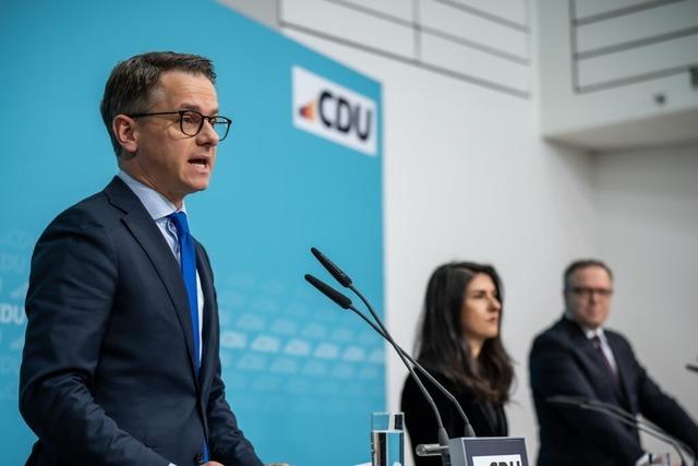 CDU fordert in neuem Grundsatzprogramm mehr 