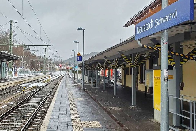 Wenn der Bahnsteig leer ist, haben Sch..., in der S-Bahn mitgenommen zu werden.  | Foto: Stefan Mertlik