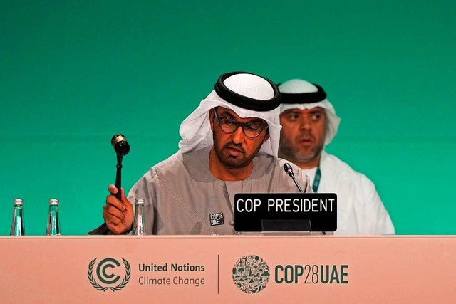 Sultan al-Dschaber , Prsident der COP28  | Foto: Kamran Jebreili (dpa)