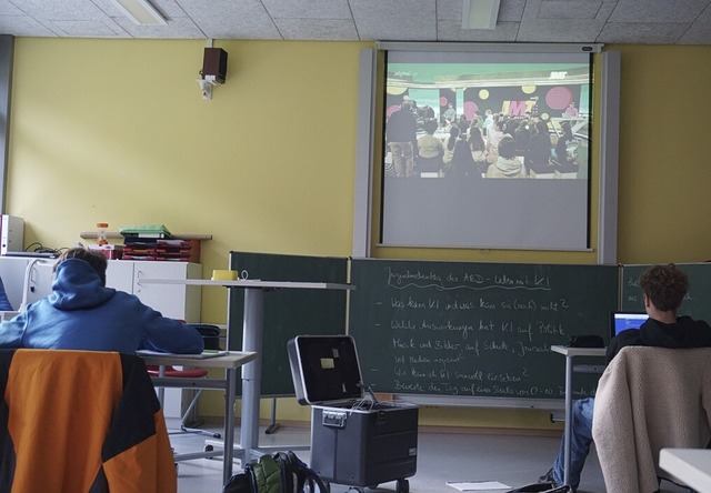 Der Jugendmedientag der ARD an der Kanderner August-Macke-Schule  | Foto: Leon Scholz und Janus Friedel