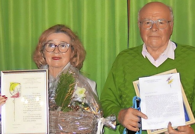 Leni Klingelhfer und Rudi Bhler   | Foto: Erhard Morath