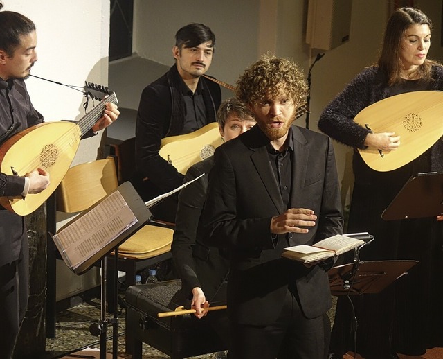 Das Ensemble &#8222;Concerto di Marghe... Hauingen in die Zeit der Renaissance.  | Foto: Roswitha Frey