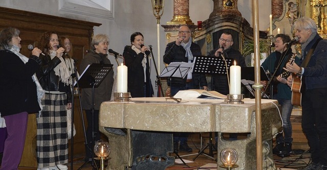 Am Zweiten Advent trat die Band Nikode...che Maria Krnung in Oberprechtal auf.  | Foto: Tobias Winterhalter