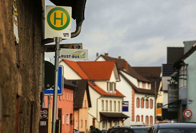 Elf Haltestellen steuert der Rust-Bus an, bald sollen es zwlf sein.   | Foto: Sandra Decoux