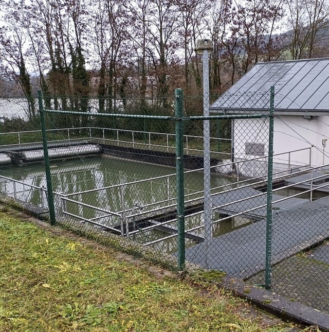 Das Regenberlaufbecken  | Foto: Reinhard Herbrig