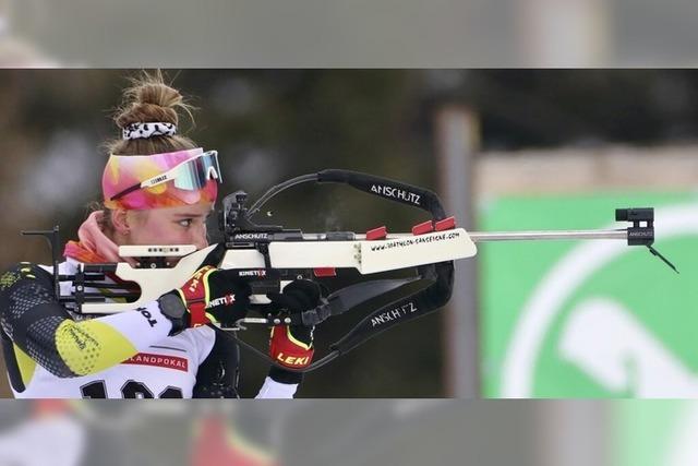 Karla Gehrmann beim Deutschlandpokal in Oberwiesenthal