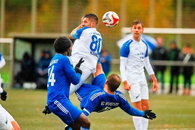 Neustadts Spieler gaben alles, wie hie...Doch es reichte zu selten fr Punkte.   | Foto: Wolfgang Scheu