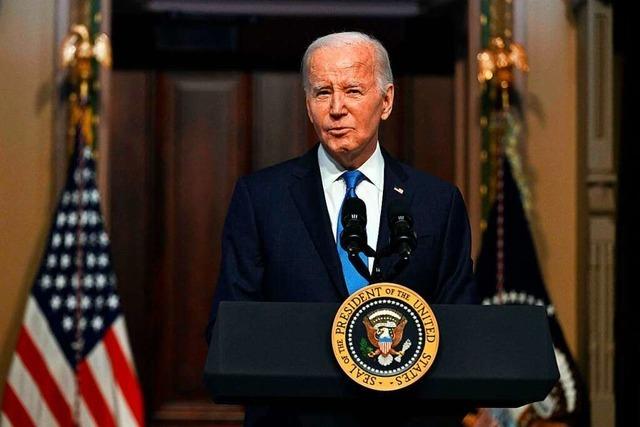 Der Druck auf Prsident Joe Biden durch die Bevlkerung in den USA wchst