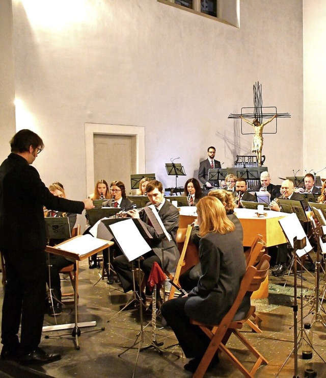 Das Kirchenkonzert des Musikvereins Sc...t unter der Leitung von Tobias Zwicky   | Foto: Heinz und Monika Vollmar