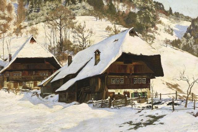 Gemälde aus der Künstlerkolonie in Gutach im Schwarzwald um den Maler Wilhelm Hasemann