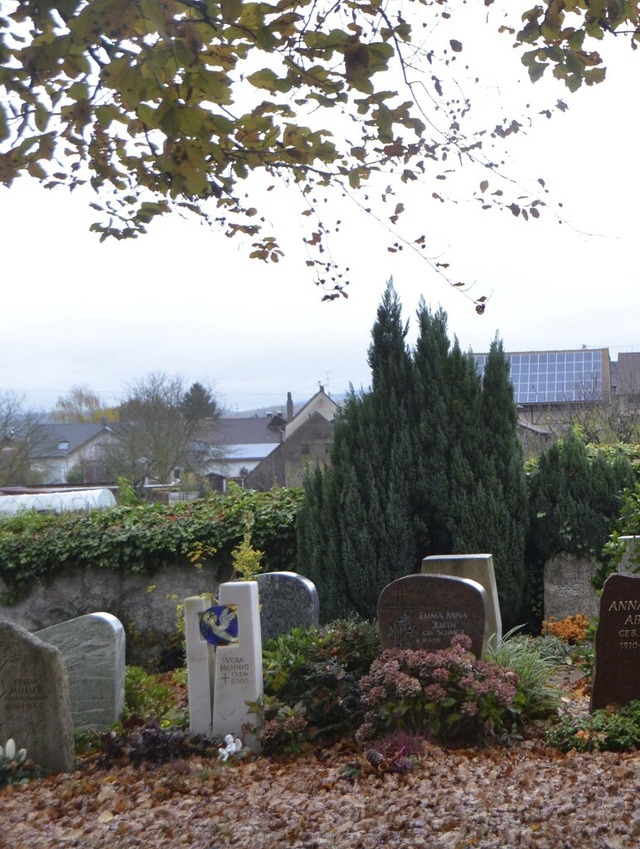 Der Friedhof in Egringen hat zuletzt einiges zu reden gegeben.  | Foto: Victoria Langelott